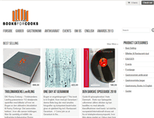 Tablet Screenshot of booksforcooks.dk